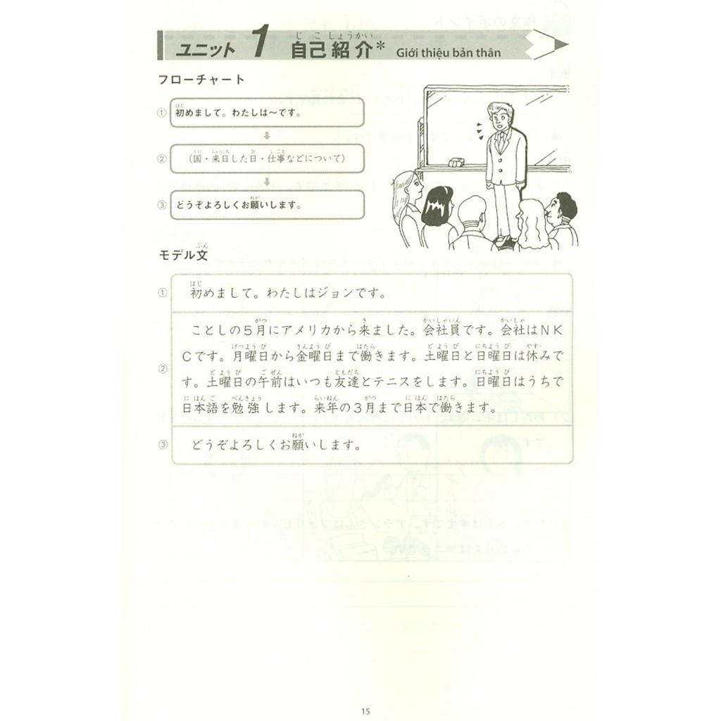 Sách - Tiếng Nhật Cho Mọi Người - Sơ Cấp - Bản Mới - Tập Viết Theo Chủ Đề Với Các Bài Văn Mẫu