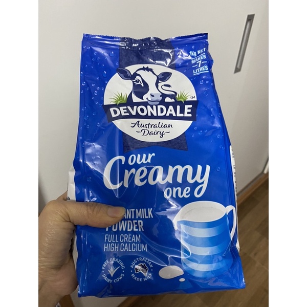 Sữa Devondale Nguyên Kem 1KG Full Cream NK Úc