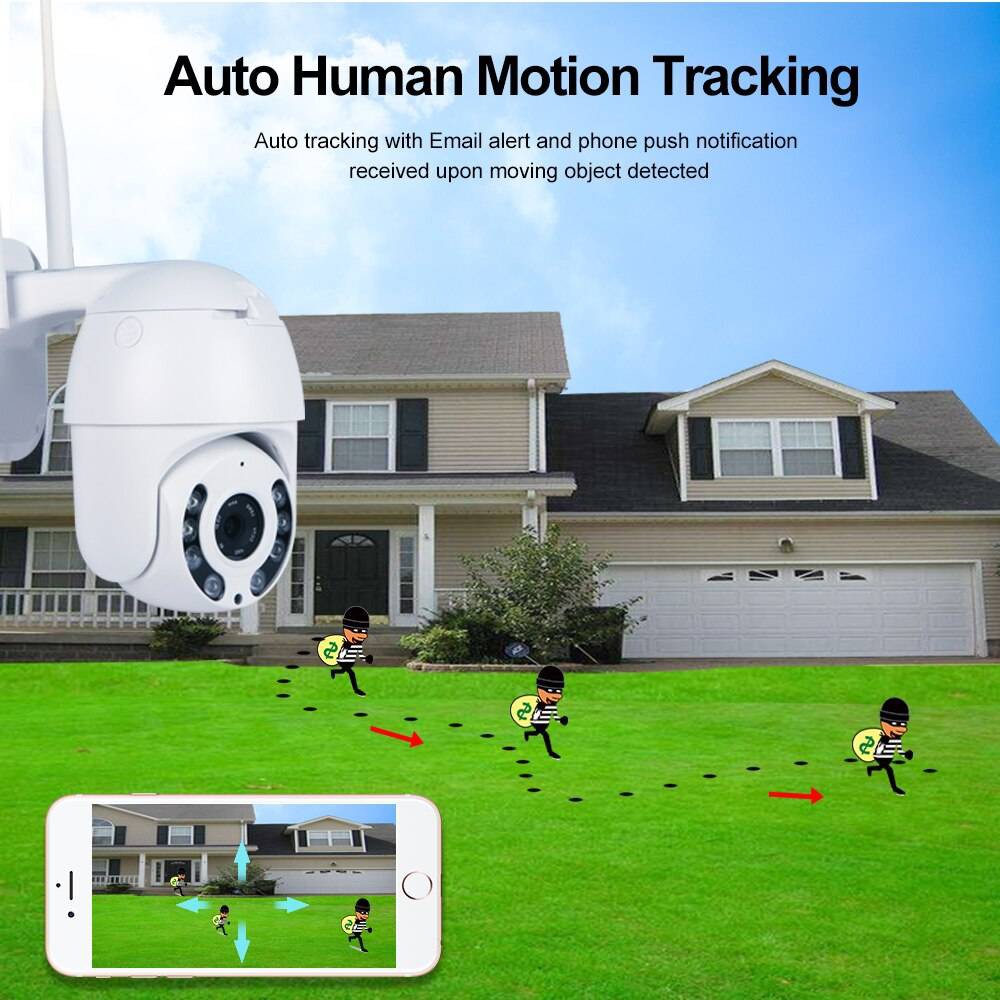 [Kèm thẻ nhớ 32GB] Camera Wifi Full HD sắc nét, zoom quang 4X. Sử dụng phần mềm P6Slite | BigBuy360 - bigbuy360.vn