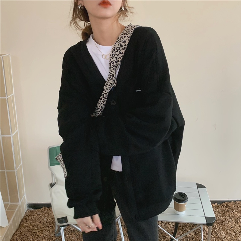 áo khoác cardigan dáng rộng pha nỉ dày dặn phong các hàn quốc cho mùa đông giá rẻ | BigBuy360 - bigbuy360.vn
