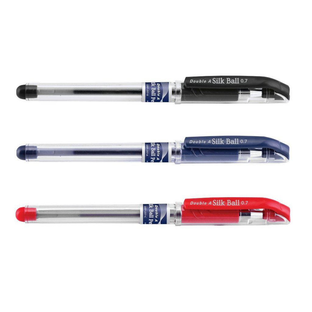 [ Combo 2 cây ] Bút Bi Double A Silk Ball Pen 207 (0.7mm)