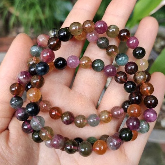 Vòng tay đa sắc size 7li( hợp đủ mệnh)_ van jw