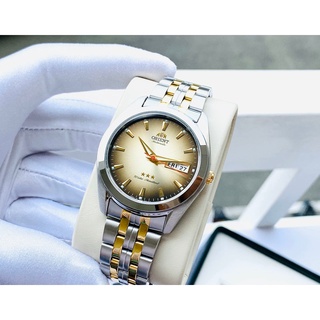 Đồng hồ nam orient automatic 3 sao sab0d002u8 - máy cơ size 39 có dạ quang