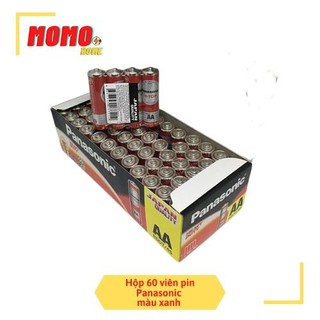 1 hộp 60 viên pin tiểu Panasonic AA, pin Panasonic màu đỏ chính hãng