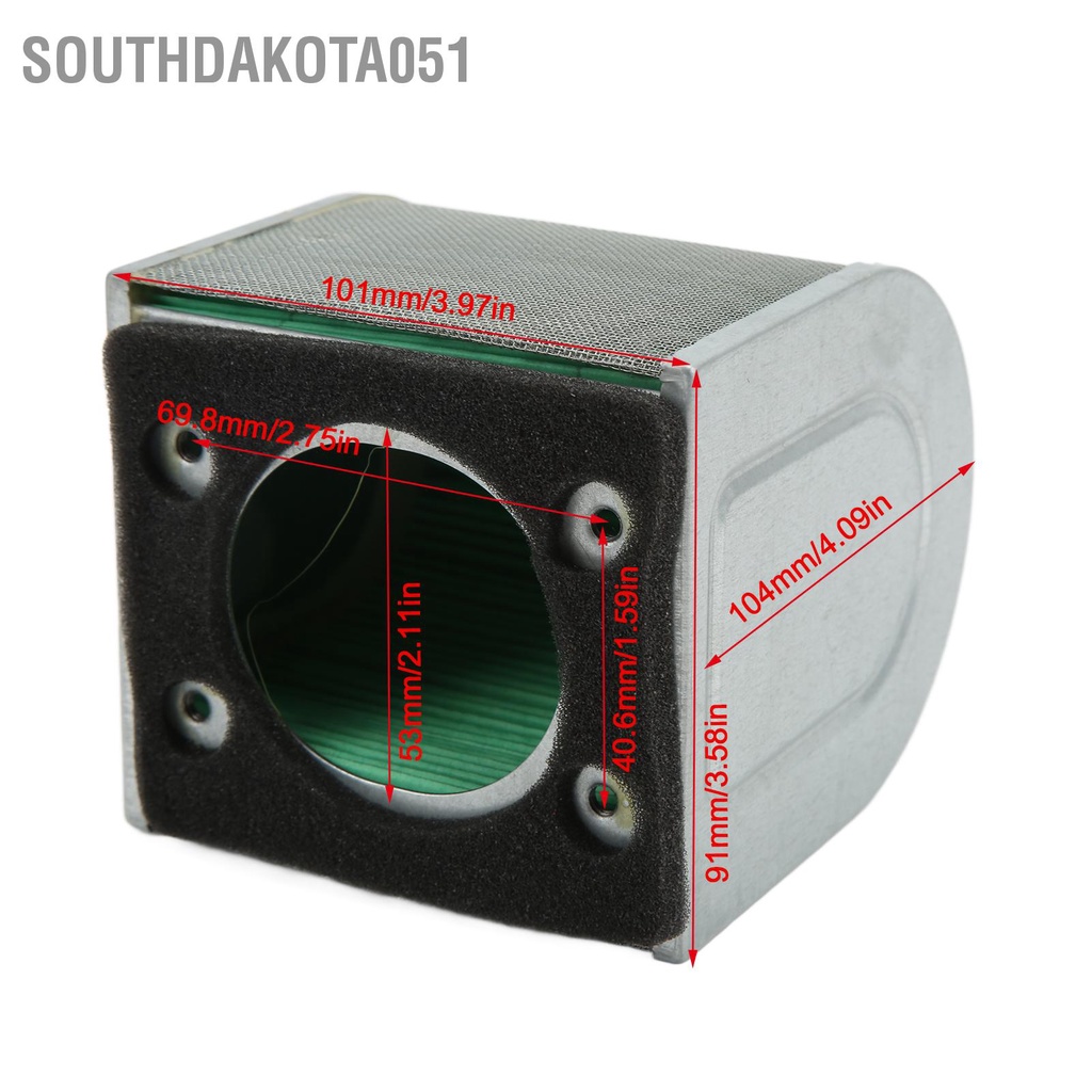 Southdakota051 Bộ lọc khí xe máy 17211 ‑ MKP J00 Thay thế cho CB400X CB500X CB500XA CBR400R CBR500R CBR500RA 2019‑2021