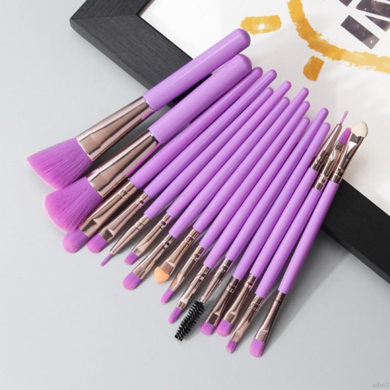 Set 15 Cọ Trang Điểm Chuyên Nghiệp Chất Lượng Cao