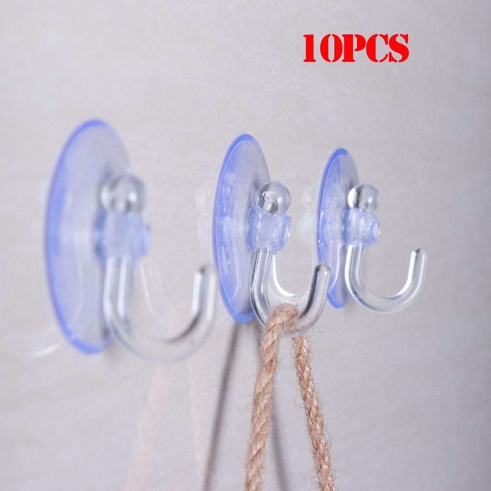 Bộ 10 Móc Treo Đồ Có Giác Hút Gắn Tường