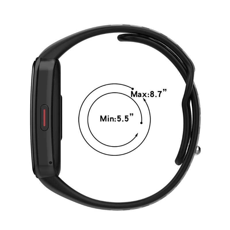 Dây Đeo Silicon Hai Màu Có Khóa Đảo Ngược Cho Đồng Hồ Thông Minh Band6