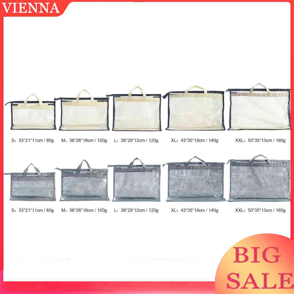 Túi Đựng Túi Xách Bằng Nhựa PVC Trong Suốt Chống Ẩm / Bụi Bẩn Treo