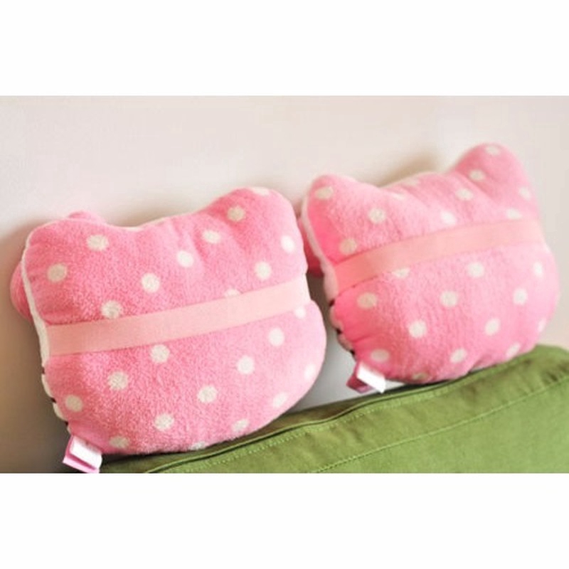 Gối Tựa Đầu Hình Hello Kitty Dễ Thương Tiện Dụng Cho Xe Hơi