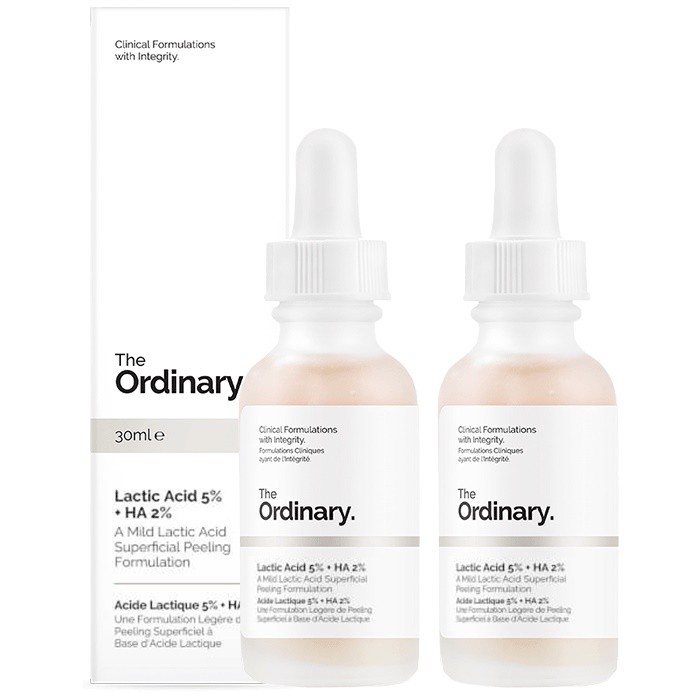 Serum Sáng da Giảm thâm Lactic Acid + HA 2% - The Ordinary Lactic 10%