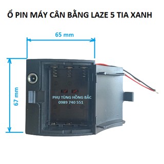 Ổ pin máy cân bằng laze 5 tia loại tốt