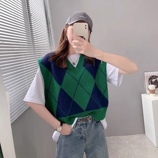 Áo gile len quả trám