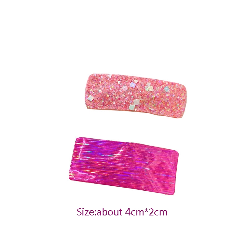 Bộ 2 chiếc kẹp tóc màu cầu vồng đáng yêu cho bé gái (Hairclips)