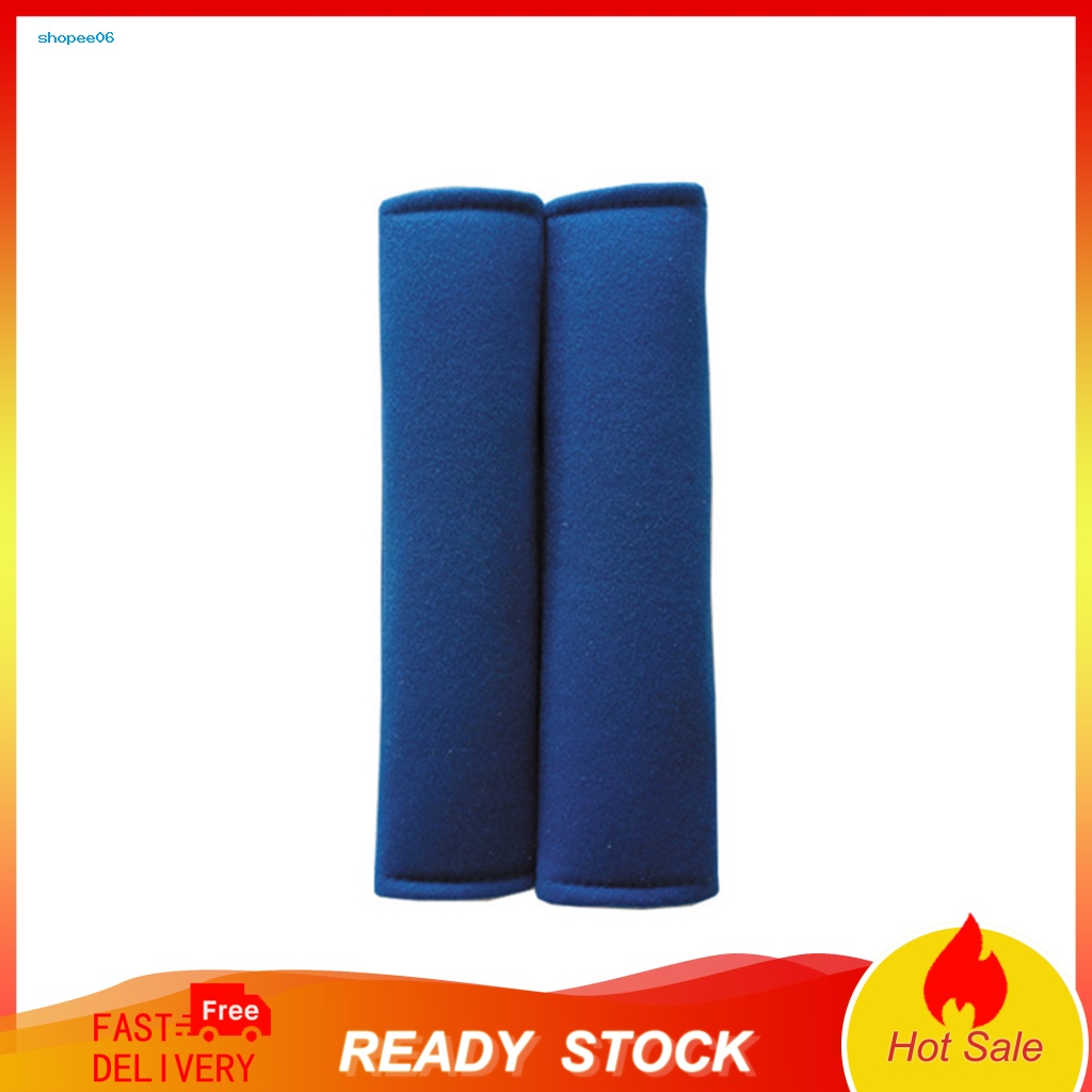 Bộ 2 Miếng Đệm Vai Mềm Mại Nhiều Màu Gắn Dây Đai An Toàn Xe Hơi