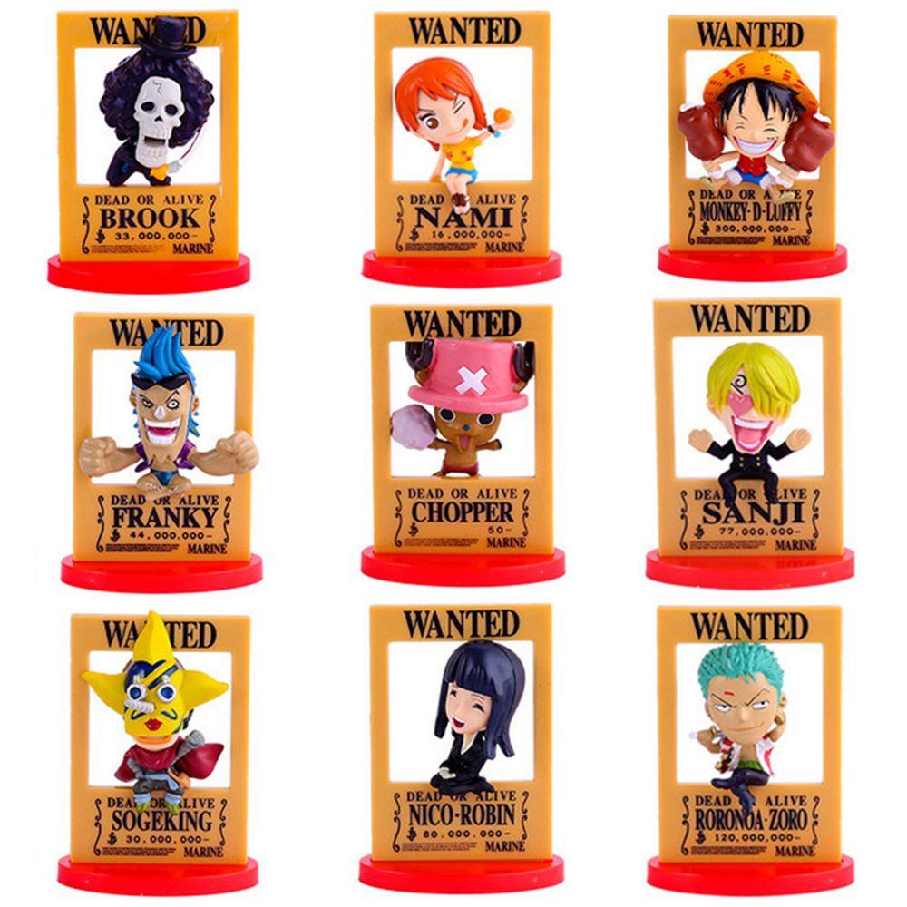Mô Hình Đồ Chơi Nhân Vật Zoro Luffy 9 Kiểu Bằng PVC