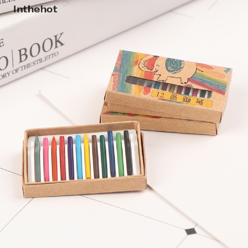 Bộ 12 Bút Chì Màu Sắc Xinh Xắn Dành Cho Búp Bê