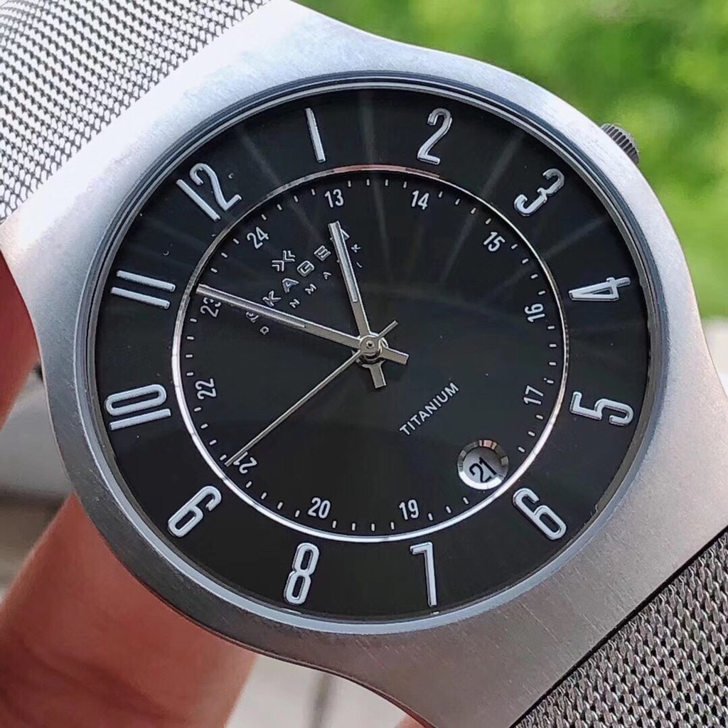 Đồng Hồ Nam Skagen 233XLTTM - 38mm - Dây Thép Lưới