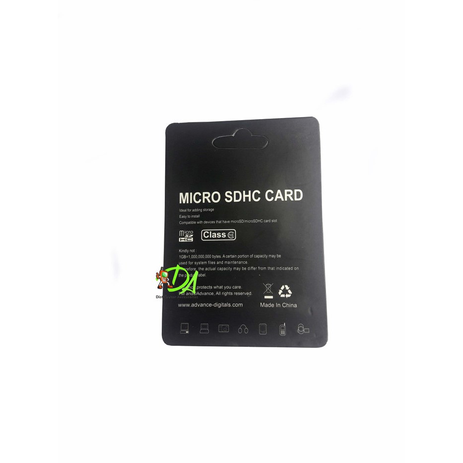 (hàng Mới Về) Set 10 Gói Thẻ Nhớ Micro Sd Advance 8gb | BigBuy360 - bigbuy360.vn