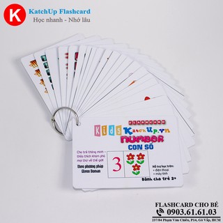 Flashcard tiếng Anh cho bé KatchUp - Số