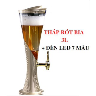 THÁP RÓT BIA BÔNG LÚA + ĐÈN LED