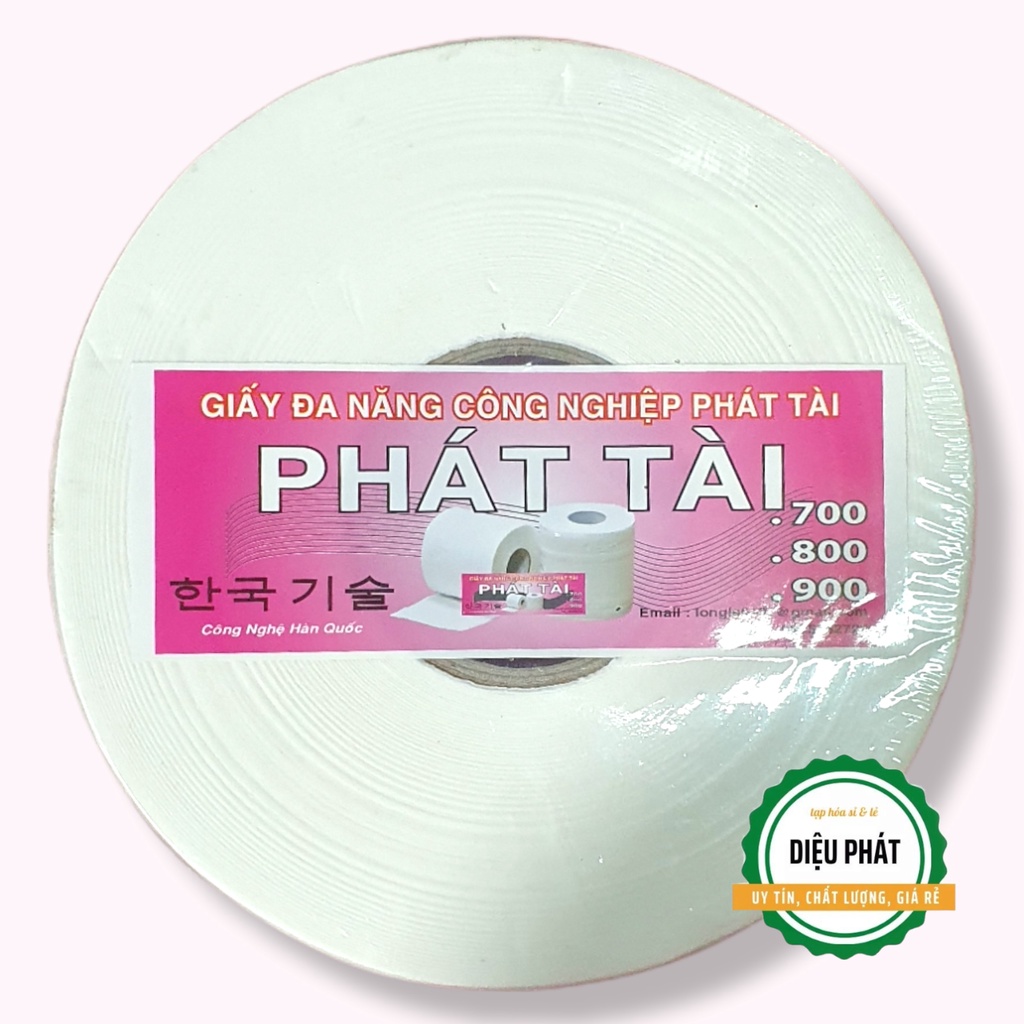 ⚡️ Giấy Vệ Sinh Cuộn Lớn Phát Tài 2 Lớp 700g