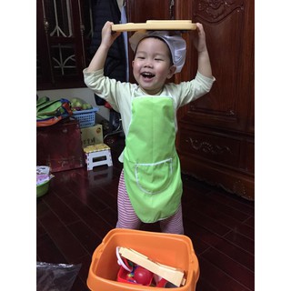 Tạp dề đầu bếp cho bé 3 - 5 tuổi