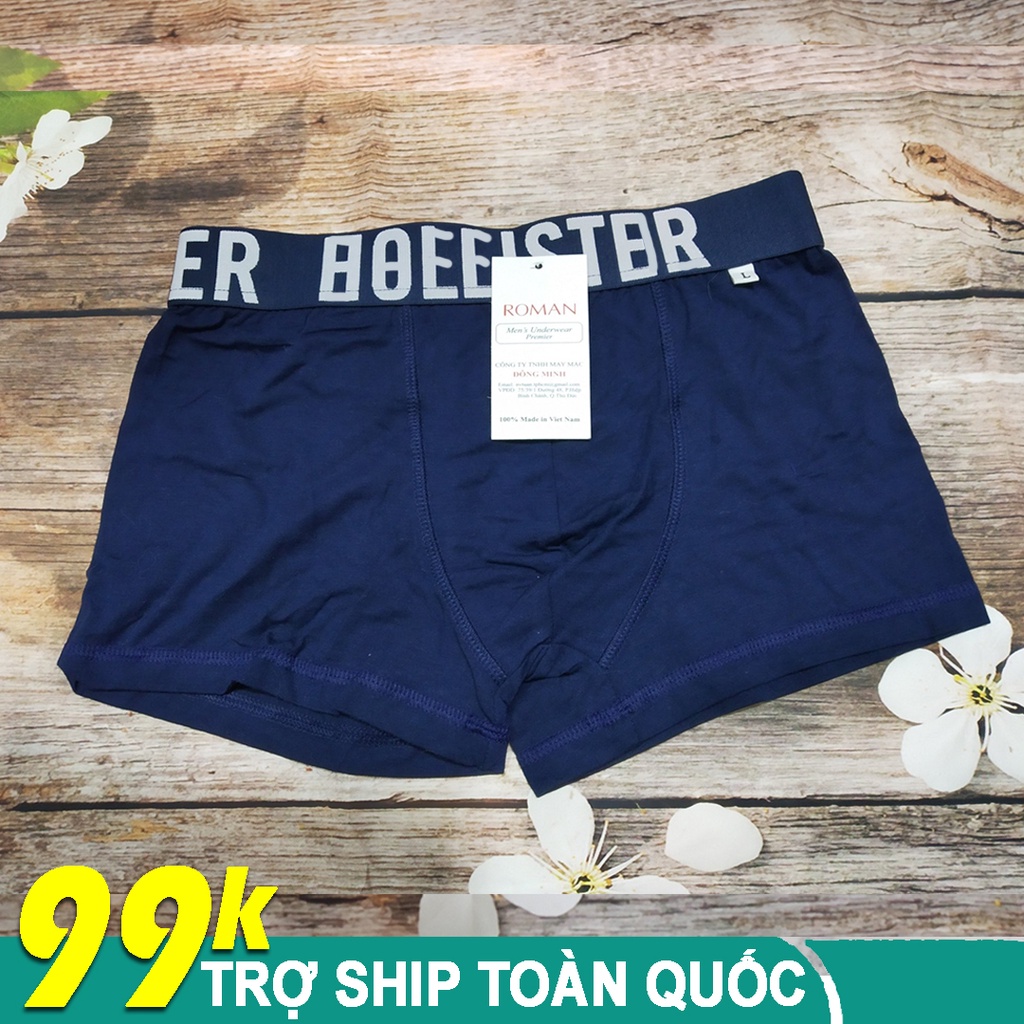 1 QUẦN SỊP ĐÙI QUẦN LÓT BOXER NAM CAO CẤP COTTON CO GIÃN TỐT ÔM SÁT MÔNG ĐÙI