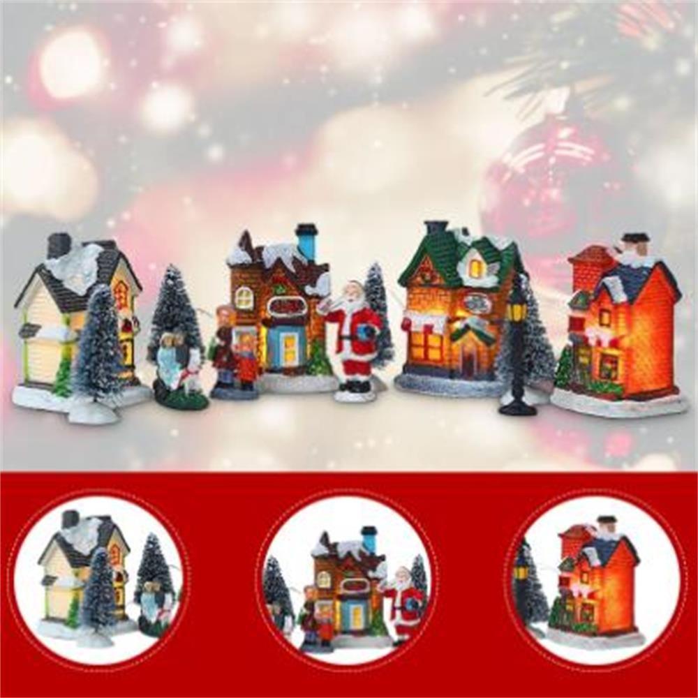 LANSEL Mô Hình Cây Thông Giáng Sinh Mini Bằng Nhựa Resin Trang Trí Nhà Cửa