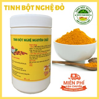 Tinh Bột Nghệ đỏ Nguyên Chất 500g  💝TINH BOT NGHE💝 Tinh Bột Nghệ Vàng, Đen, Viên Nghệ Mật Ong Nano Đắp Mặt, Trị Mụn