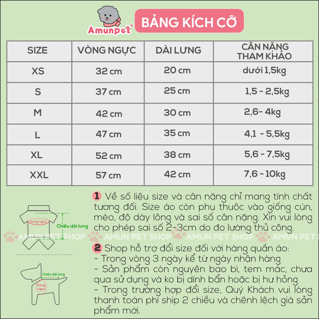 Set Áo Nỉ Kèm Khăn Len Cho Chó Mèo Cực Yêu Thời Trang Quần Áo Mùa Thu Đông Cho Thú Cưng Giá Rẻ Amun Pet