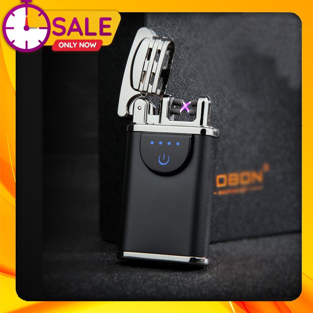 𝐇𝐨̣̂𝐩 𝐐𝐮𝐞̣𝐭 𝐁𝐚̣̂𝐭 𝐋𝐮̛̉𝐚 Sạc Điện Cổng USB 2 Tia Lửa Plasma Đan Chéo ZB170C Họa Tiết Màu Trơn - Nhiều Màu