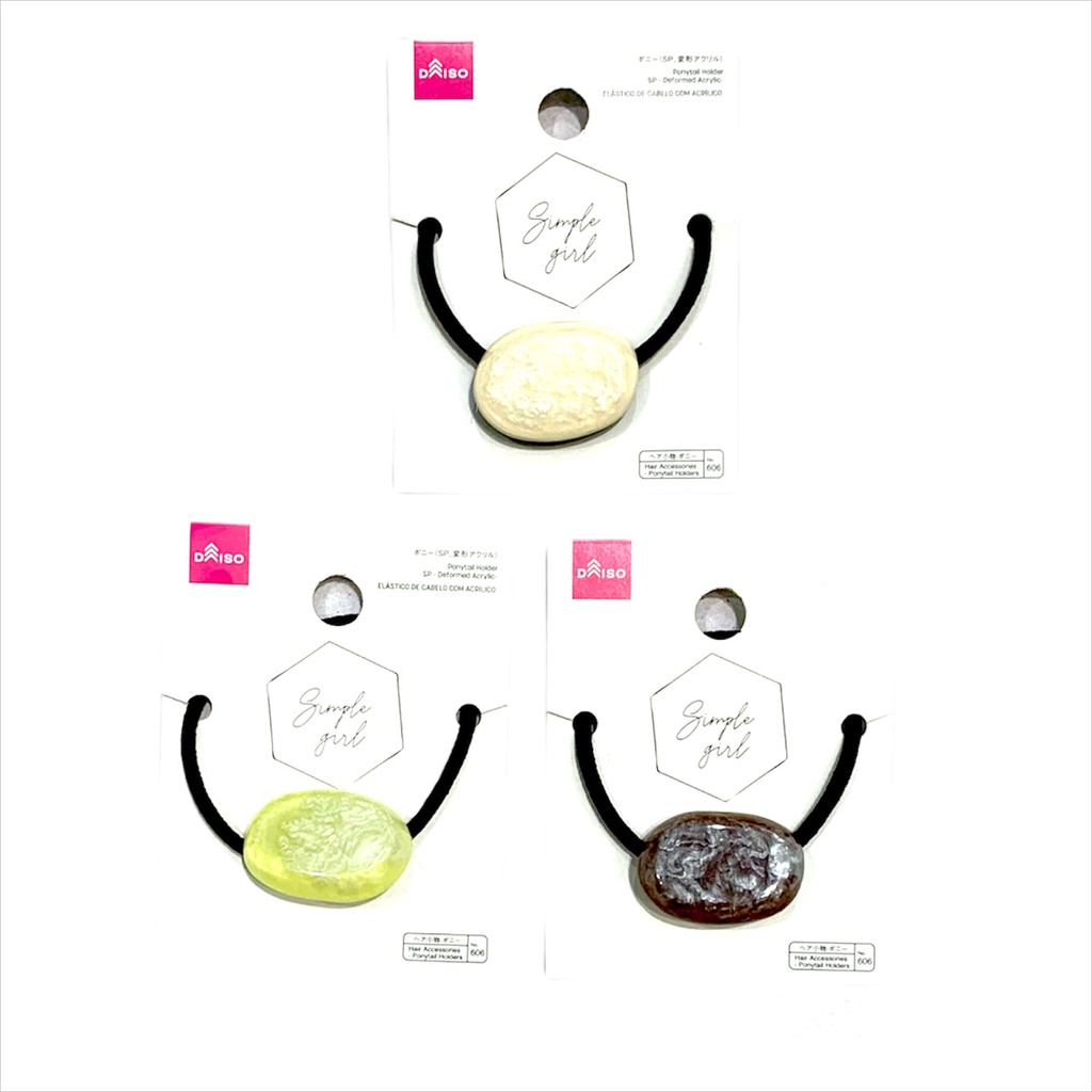 Daiso Cột tóc SP có đính đá