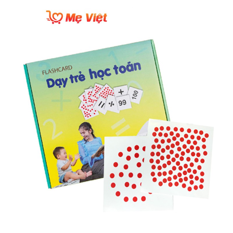 Flashcard - Dạy Trẻ Học Toán Theo Phương Pháp Glenn Doman (109 Thẻ)