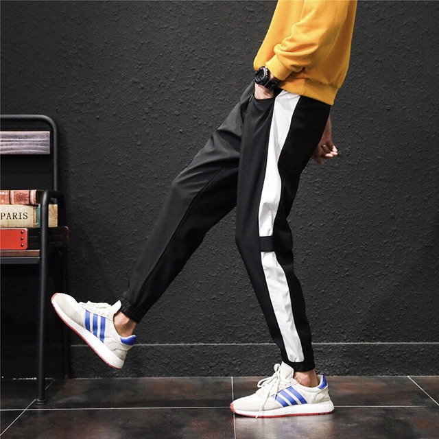 [HÀNG HOT TREND] QUẦN JOGGER UMÌ SỌC TRẮNG THỂ THAO