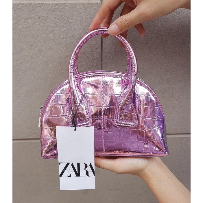 Túi hến hồng mini ZA.Ra