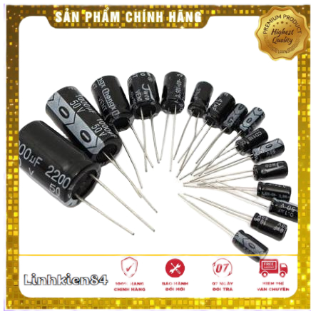 Tụ hóa- tụ phân cực nhiều giá trị