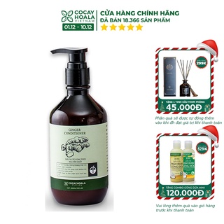 Dầu xả 🍃FREESHIP🍃 Dầu Xả Gừng Tươi Dưỡng Tóc Mềm Mượt Cocayhoala 300ml