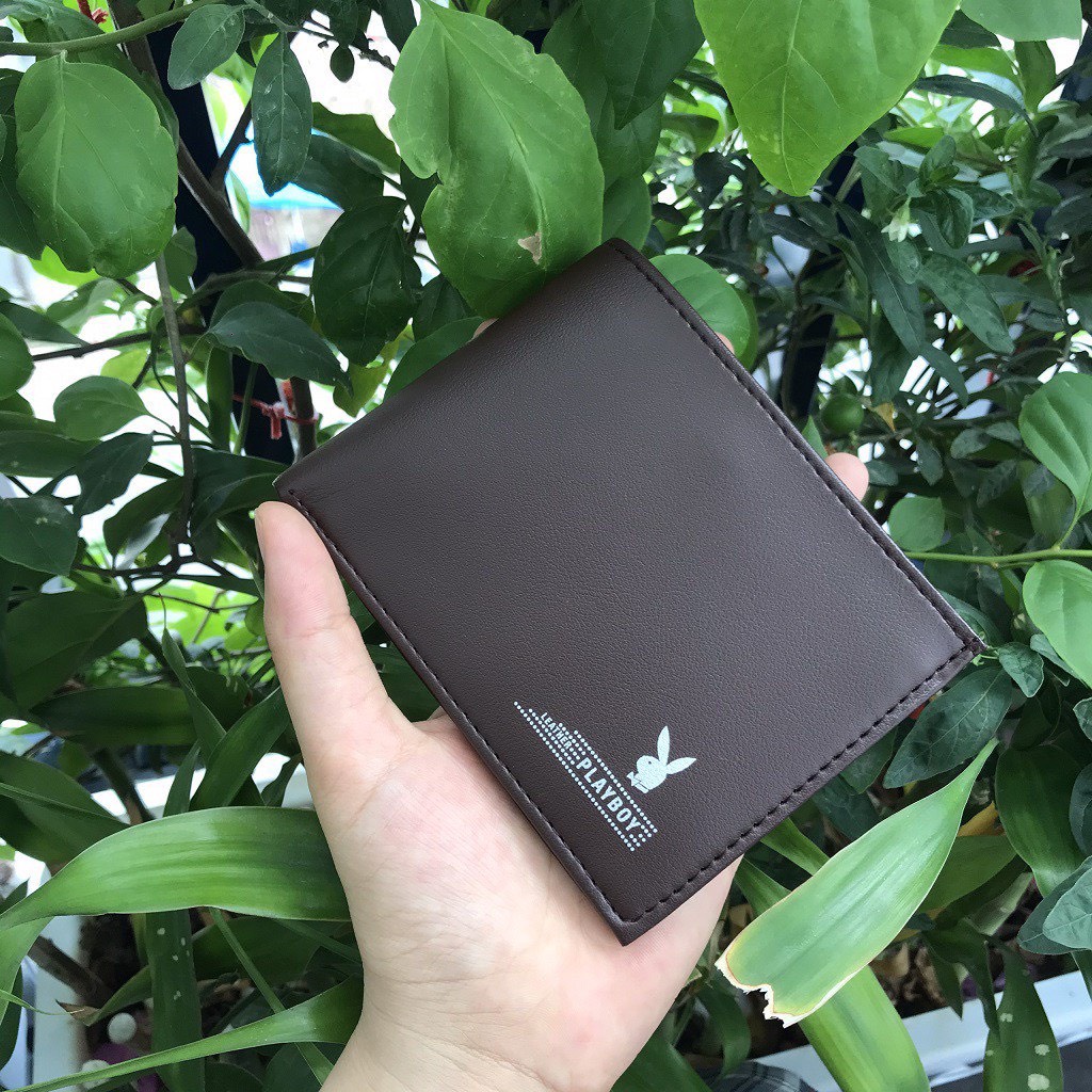 Ví nam Men194 chất liệu da Si PU cao cấp nam mini sang chảnh - Playboi