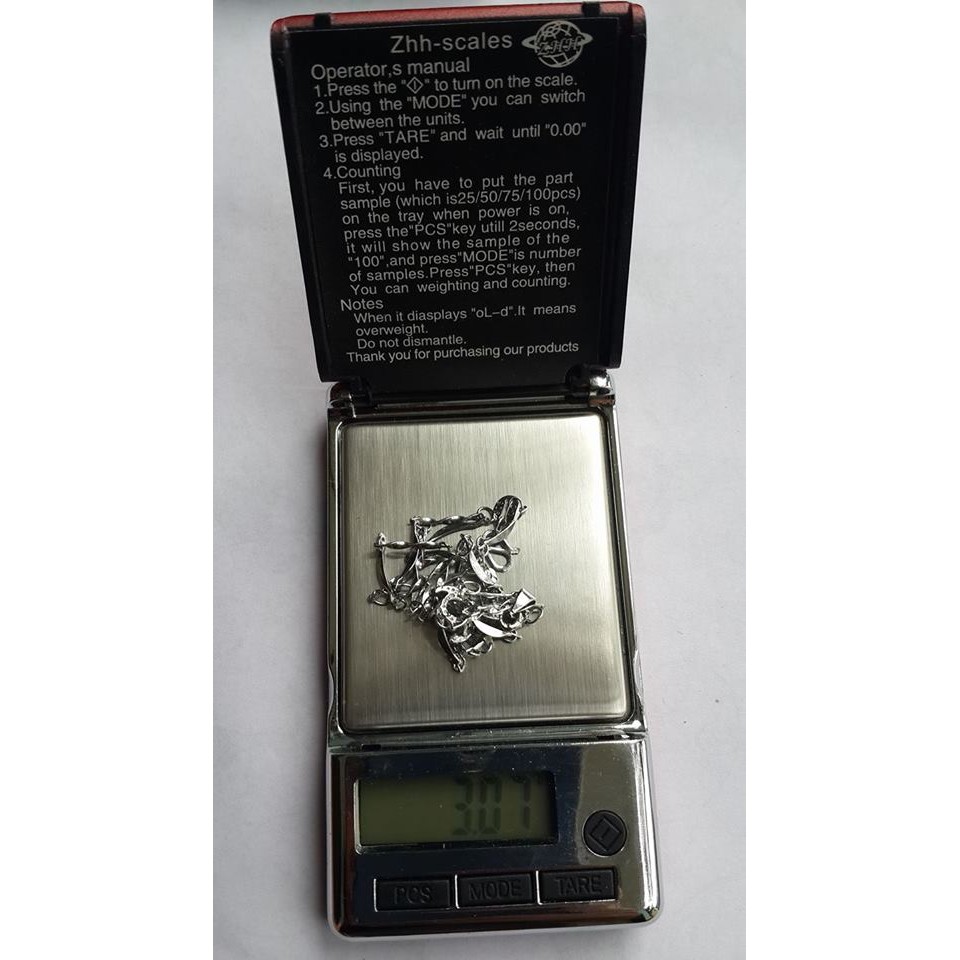 Cân điện tử mini bỏ túi Digital Scale - 200g/0,01g