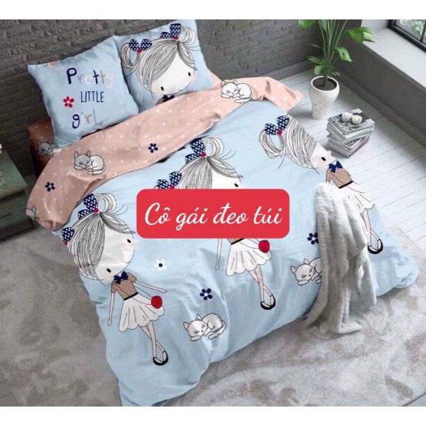 Ga trải giường chất liệu cotton poly hàn sản xuất tại Việt Nam 1m6,1m8,2m(chọn mẫut trong bài)