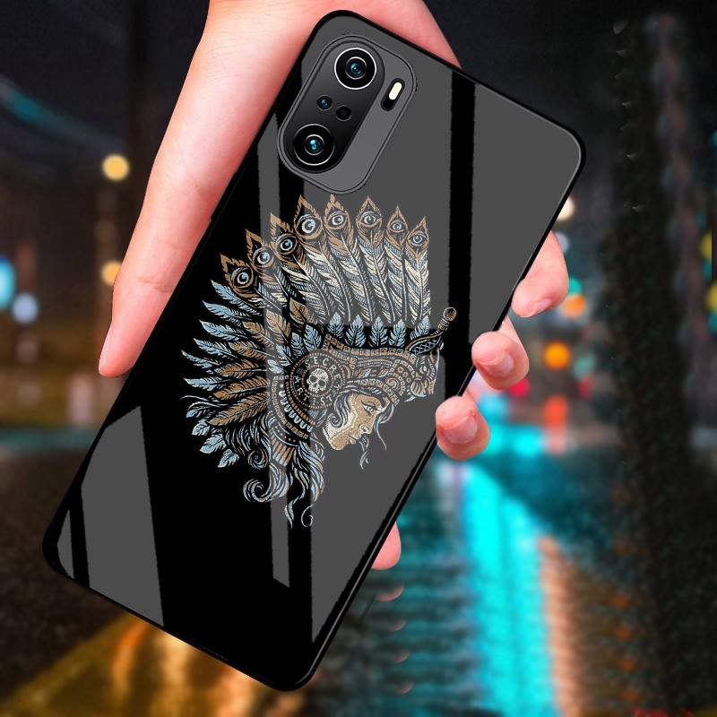 Ốp Lưng Xiaomi Poco F3 / Redmi K40 / K40 Pro, K40 Gaming mặt kính cường lực cao cấp thiết kế riêng