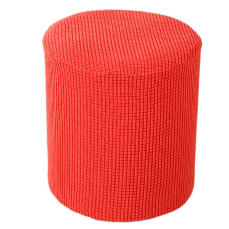 Aoto Đệm Gác Chân Nhung Trơn Co Giãn Kết Cấu Waffle Hình Tròn Hiện Đại