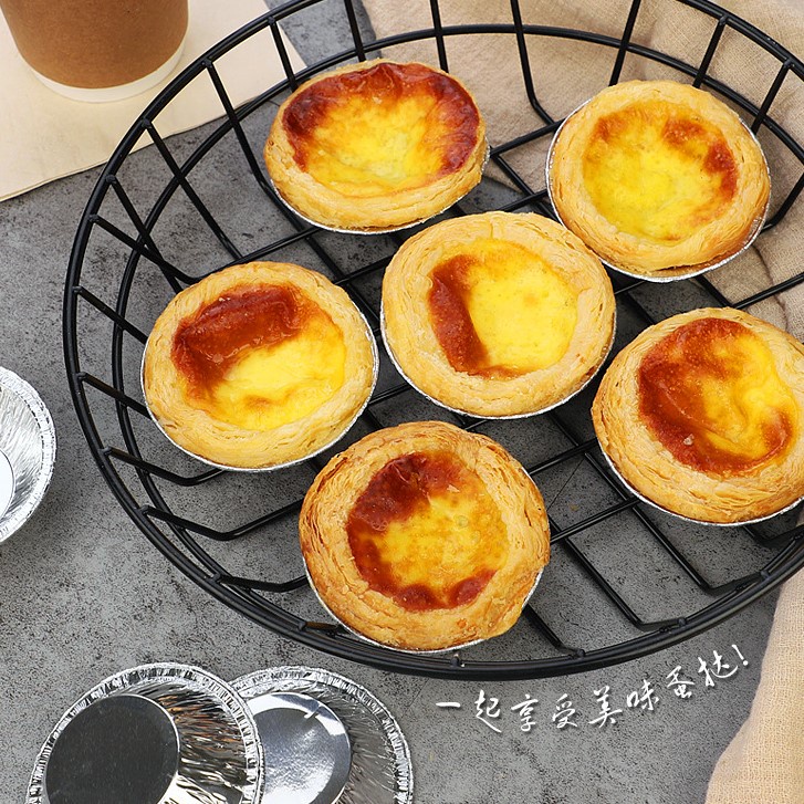 Khuôn Giấy Bạc Nướng Bánh Sét 100-250 Cái Chén Bạc Nhôm Nướng Bánh Tart Trứng, Bánh Cupcake, Nướng Hàu Tiện Dụng