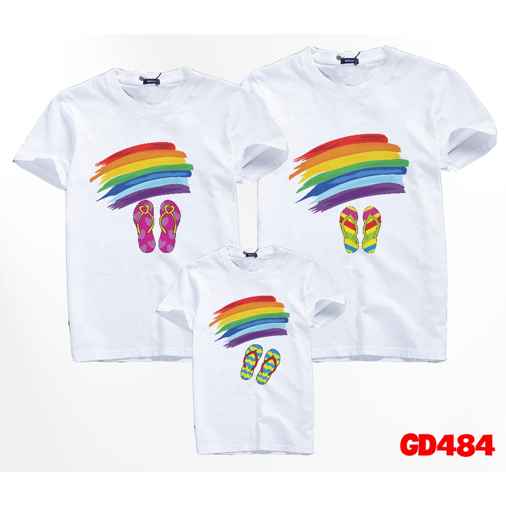 Áo Phông Gia Đình Đẹp Đi Biển Mùa Hè Đôi Dép - KTQN TSHIRT AND UNIFORM