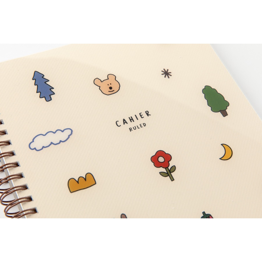 [ARTBOX] Sổ lò xo ghi chép ARTBOX bìa PP họa tiết thiên nhiên