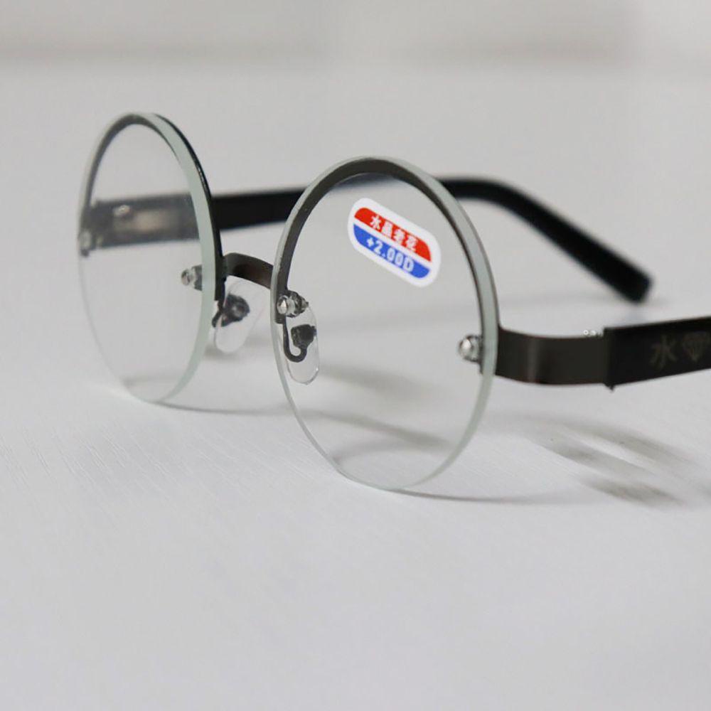 Mắt Kính Đọc Sách Gọng Tròn Chống Bức Xạ Chống Bức Xạ Bằng Nhựa Resin Phong Cách Retro Cho Nam Và Nữ