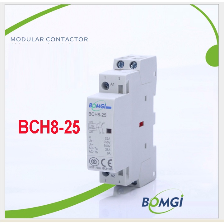 Khởi động từ 1 pha BOMGI BCH8 25A 32A 40A 63A 220v