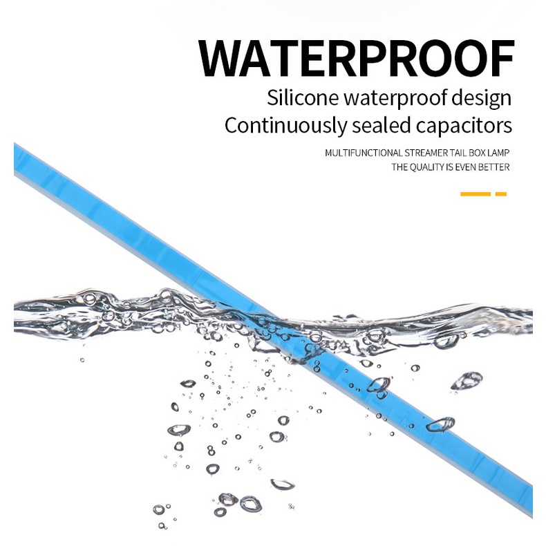 2 Dải Đèn led drl Nhiều Màu Chống Nước Trang Trí Xe Hơi