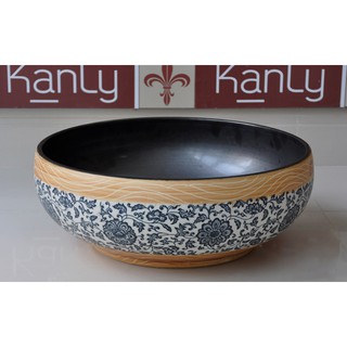 Chậu sứ mỹ thuật Kanly SU113